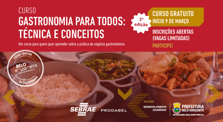 Prefeitura de Belo Horizonte MG, lança terceira edição de curso de ...