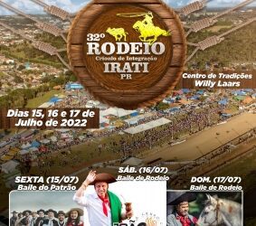 MAIOR RODEIO CRIOULO DO PARANÁ INICIA DIA 15 EM IRATI