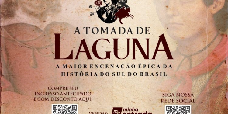 Tomada de Laguna, evento que acontece entre os dias 21 e 24 de setembro em Laguna SC, ingressos já estão à venda