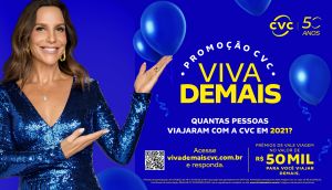 Últimos dias para concorrer a R$ 50 mil na CVC para a viagem dos sonhos