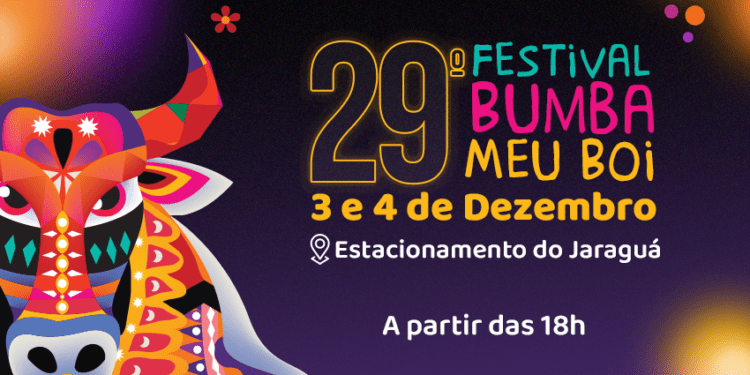 Festival Bumba meu boi acontece nos dias 3 e 4 de dezembro, no Jaraguá, em Maceió AL