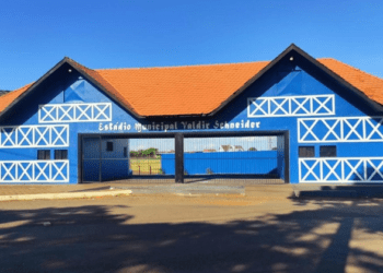 Iniciada a preparação do palco para os shows da Expo Rondon 2023, em Marechal Cândido Rondon PR